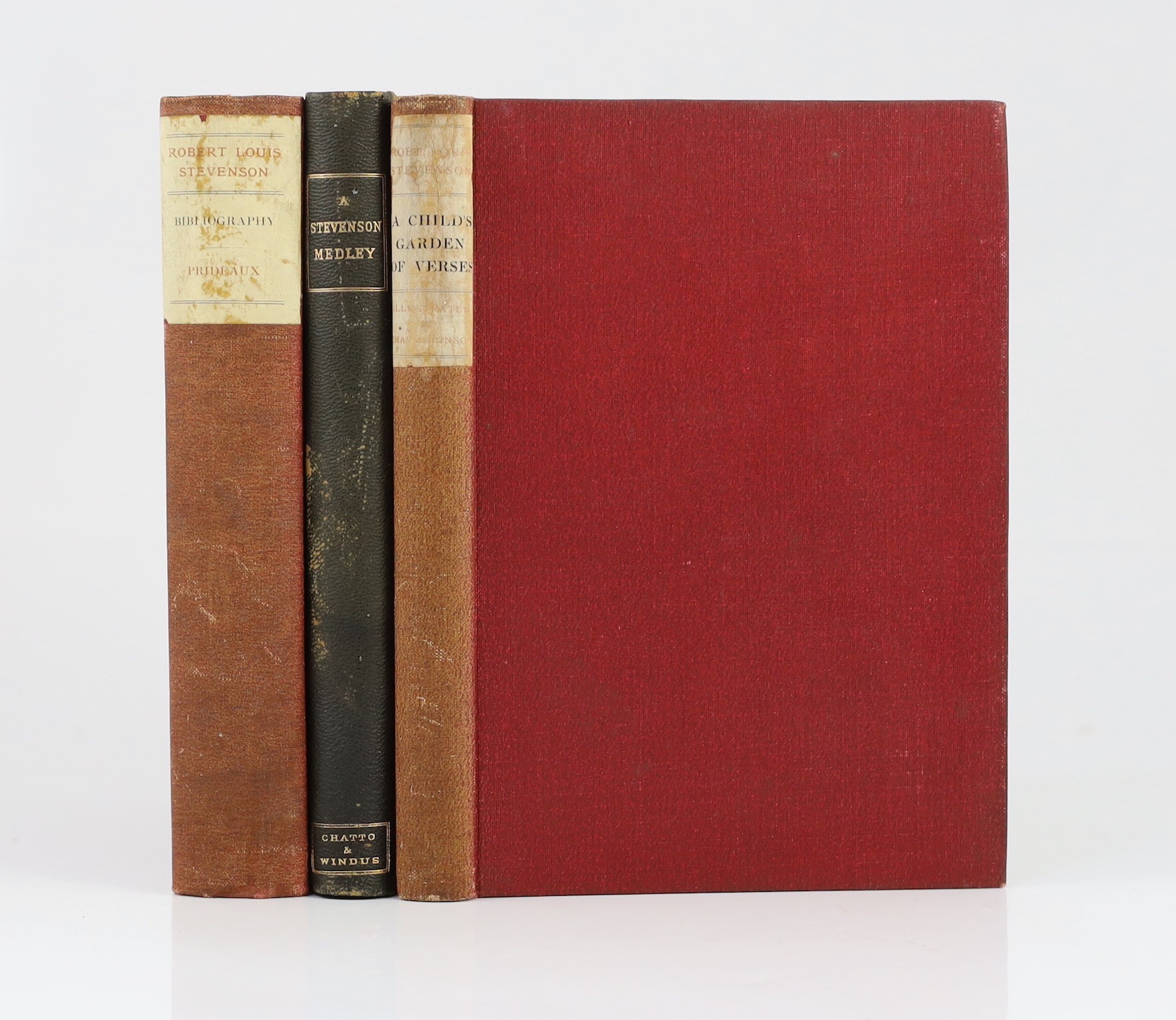 Stevenson, Robert Louis - A Child's Garden of Verses, limited edition (printed on Japanese vellum) of 150 copies. pictorial title and illus. throughout (by Charles Robinson)
